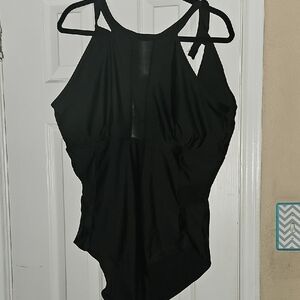 SHEIN Black Women Swim One Piece